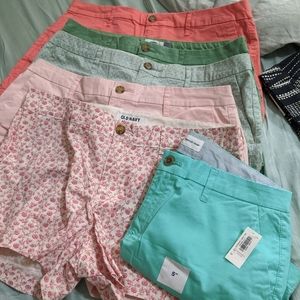BUNDLE 7 Old Navy Shorts Size 10